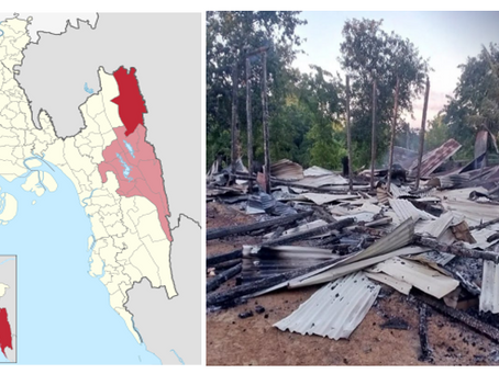 About 10 Houses Belonging to Non-Bengali Indigenous People Were Destroyed in Baghaichhari, Bangladesh