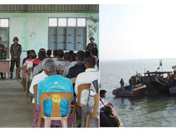 Arakan Army Hands Over 73 Bangladeshi Fishermen Detained for Illegal Fishing in Arakan Waters to Bangladesh Border Guard Force