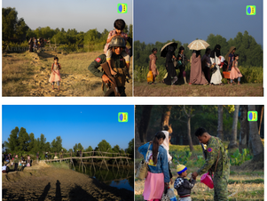 Arakkha Government Relocates Local Muslims Who Fled Due to Threats from ARSA Group to Safer Areas