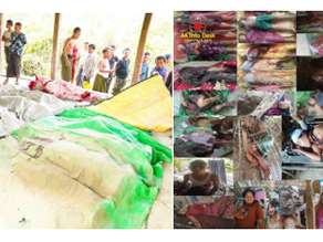 At Least 60 People in Arakan Killed or Injured due to the Terrorist Junta Artillery and Air Attacks in February