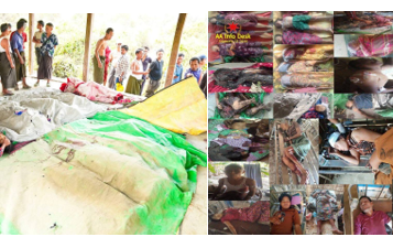 At Least 60 People in Arakan Killed or Injured due to the Terrorist Junta Artillery and Air Attacks in February