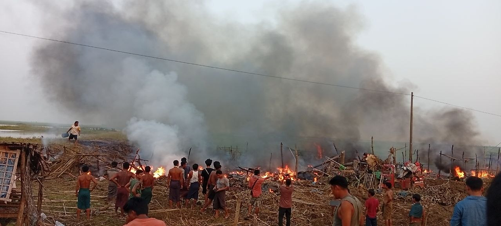Myanmar Military Bombs an IDP Camp in Ponnagyun Township: At Least Six Displaced Civilians Killed and Around 10 Injured