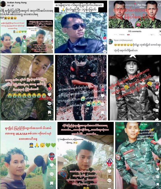 Fake Posts Created by Pro-Junta Accounts