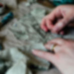 Thumbnail: white woman's hands, sewing