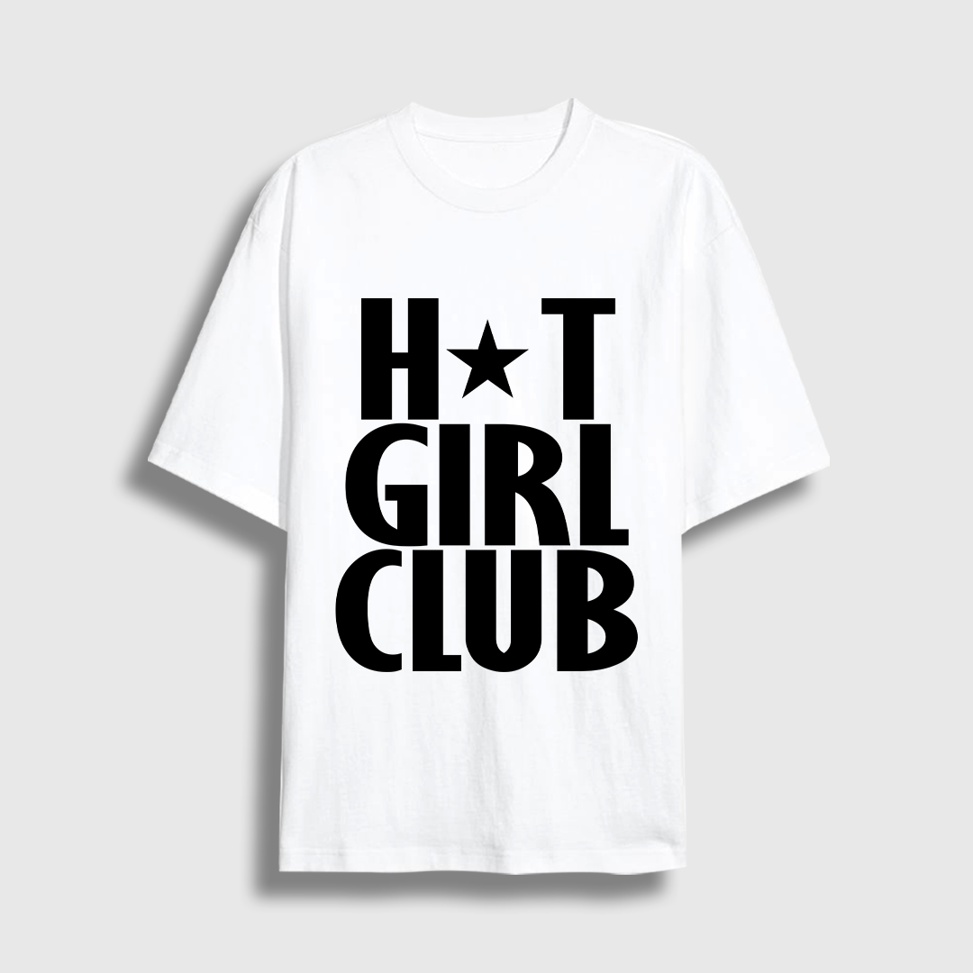 Hot Girl Oversize T-shirt