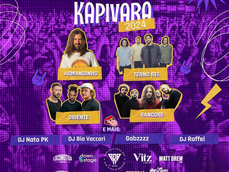2º Kapivara acontece nesta sexta-feira (22) no Clube Cristóvão Colombo, em Piracicaba/SP