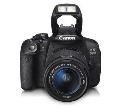 Thumbnail: Used Canon EOS 700D 18MP Digital SLR Camera (Black) with 18-55 STM Lens