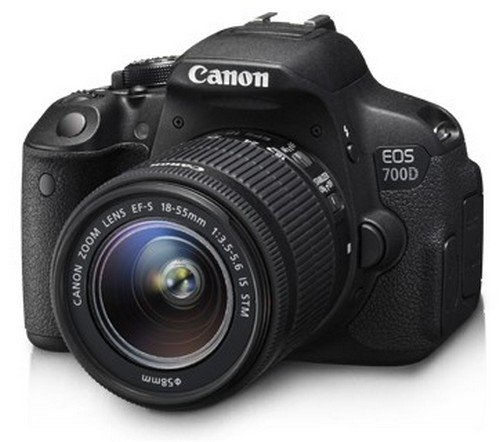 Thumbnail: Used Canon EOS 700D 18MP Digital SLR Camera (Black) with 18-55 STM Lens