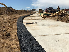 Rubber, Molded, Check Dam, RMU, Check Dam, Inline Curb, Tire Rubber, Crumb Rubber