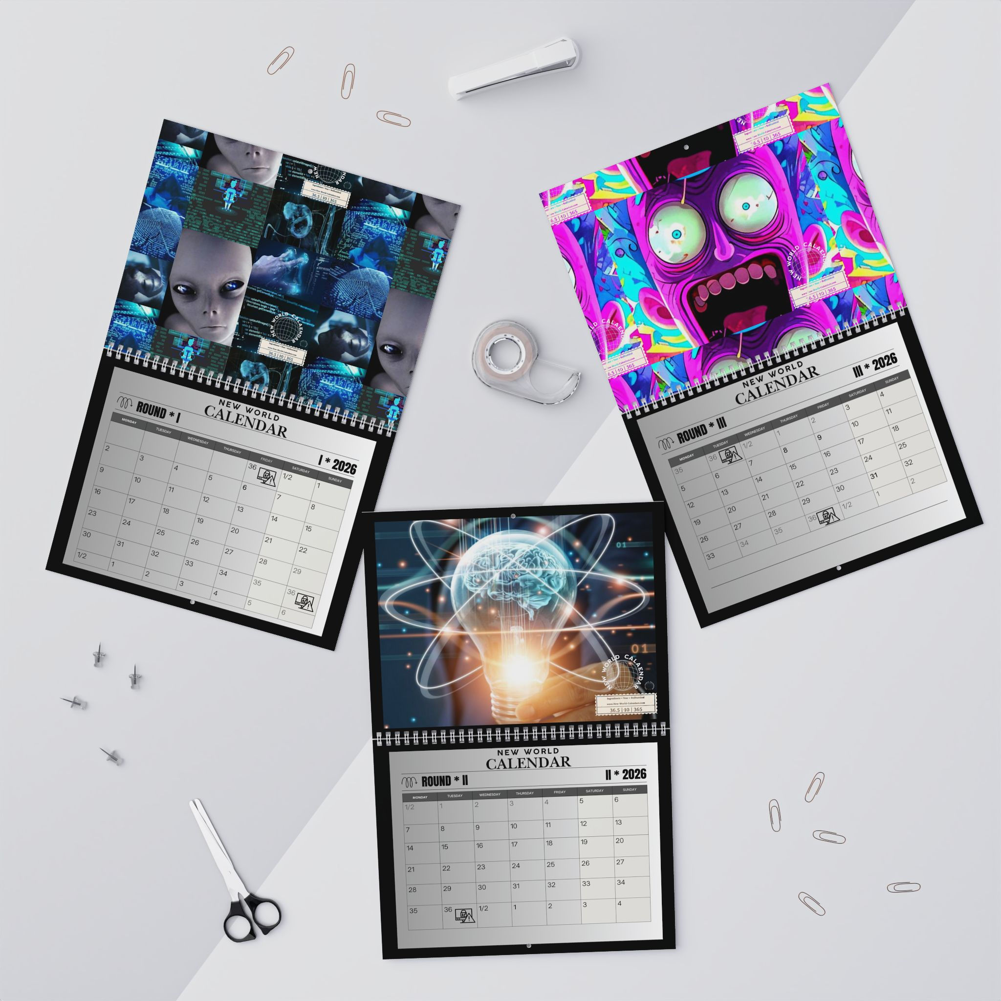 Wall Calendars New Arrival * (Special edition 36.5 day cycle)