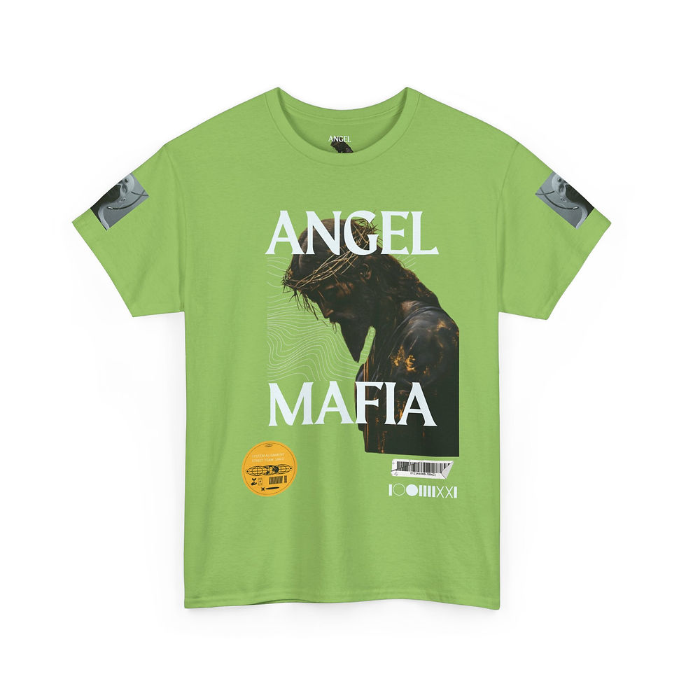 Thumbnail: Angel Mafia Street Team Wear Unisex Tee - Angel Mafia Design