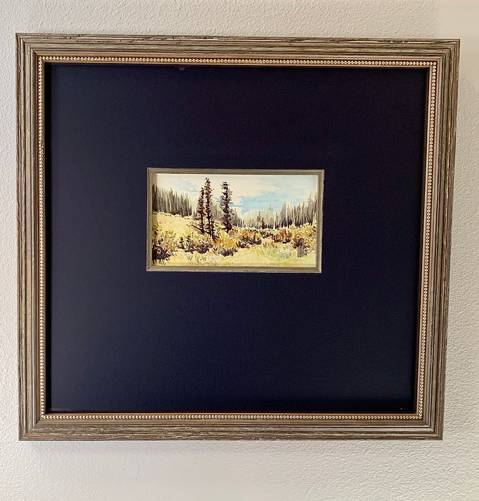 Thumbnail: Fall at Rapid Creek. The Bighorns.