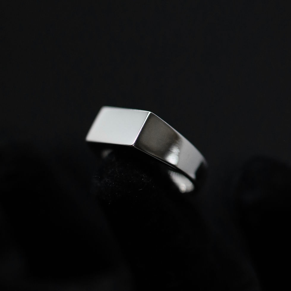 Thumbnail: Classic Silver Signet Ring