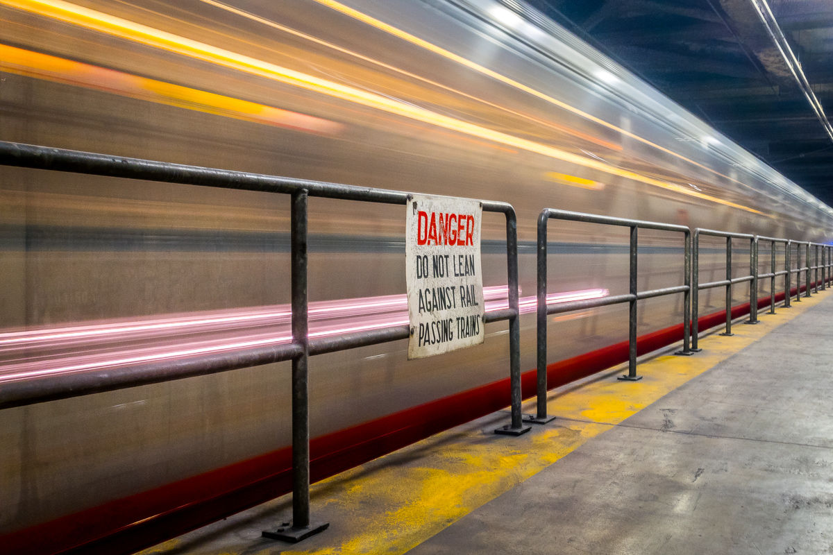 Passing Trains by Ted Weinstein