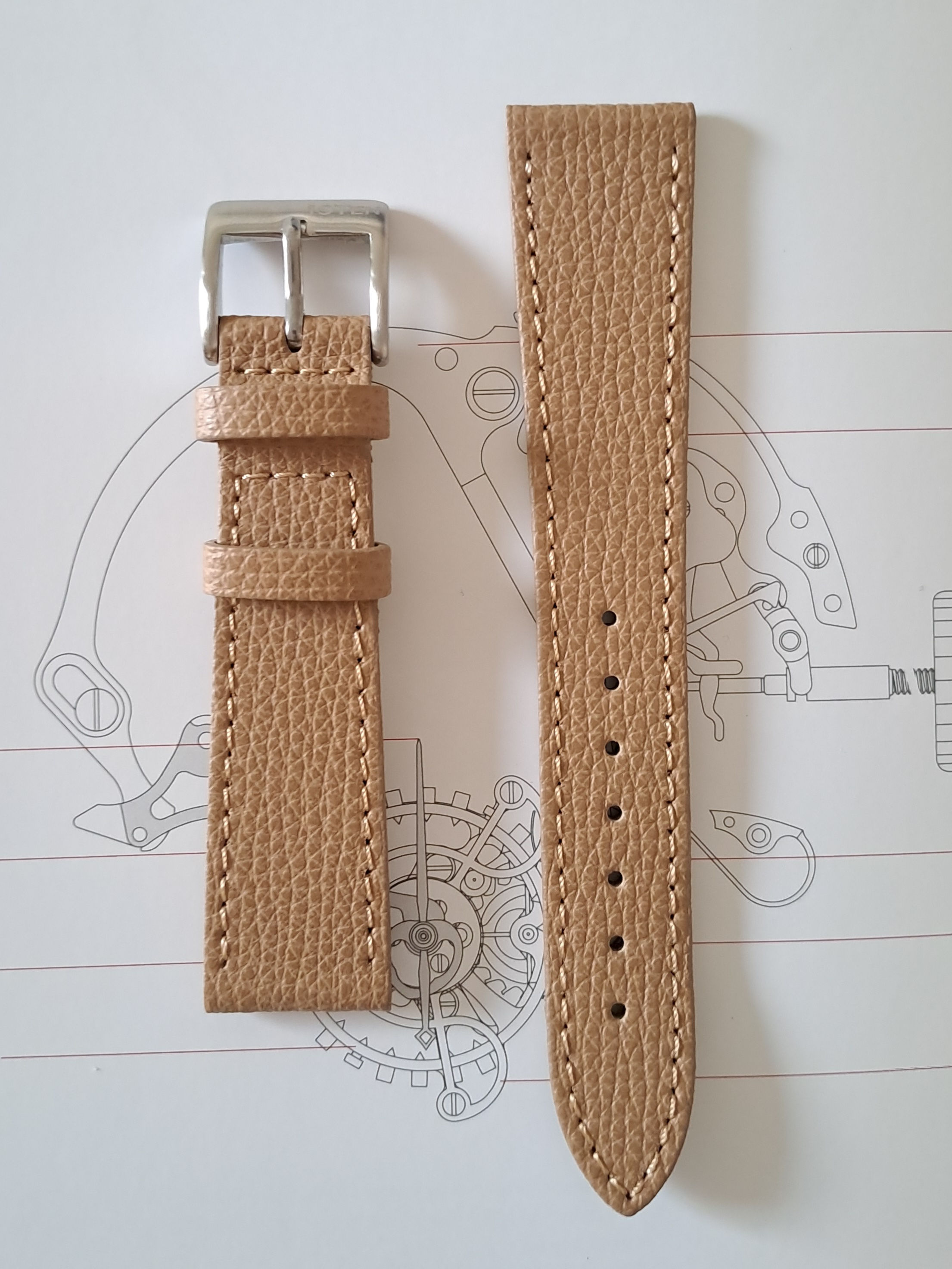 PARIS CHAMPAGNE 20mm Champagne Stitching