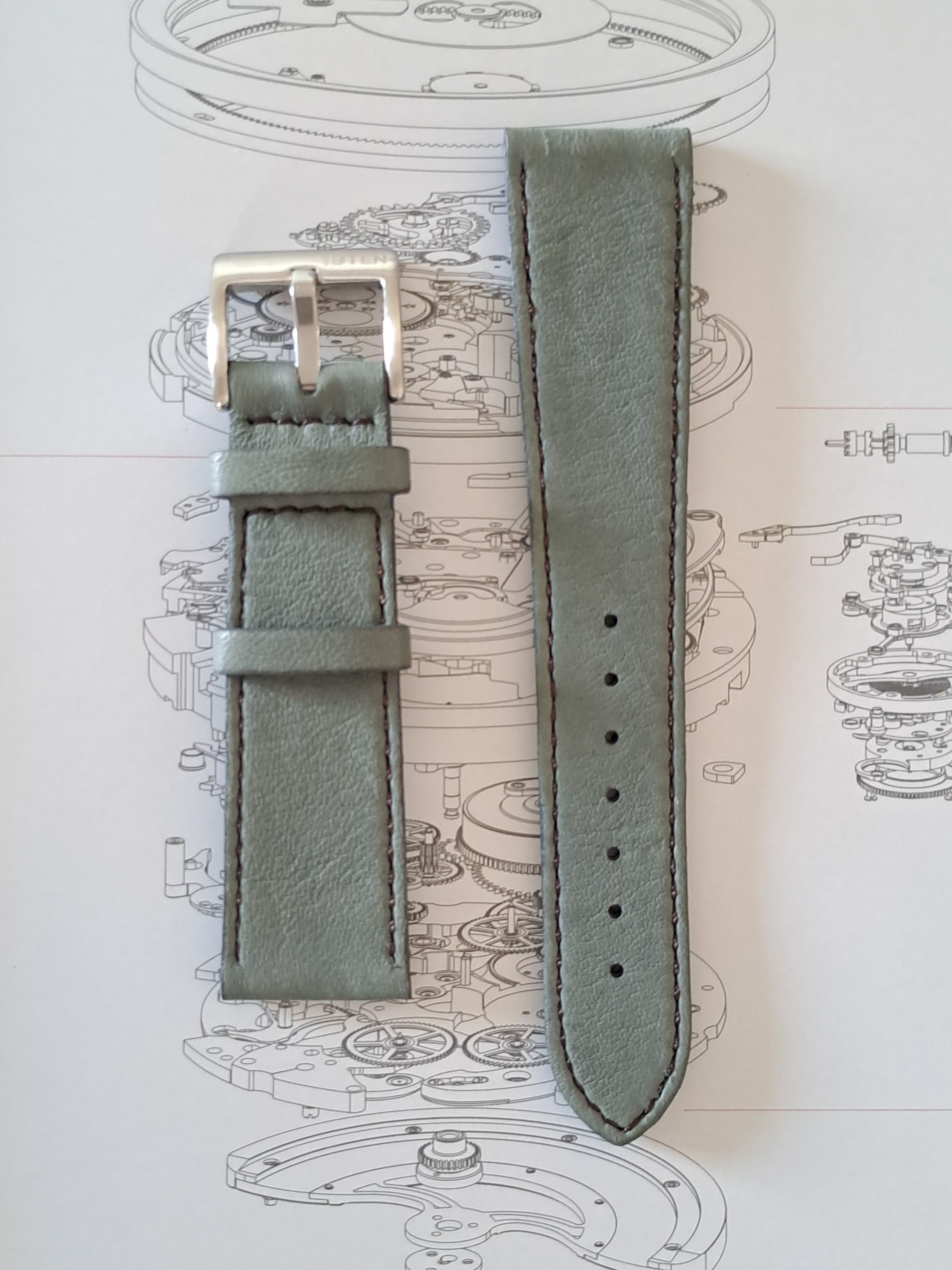 NAPPA LEAD 22mm Brown Stitching