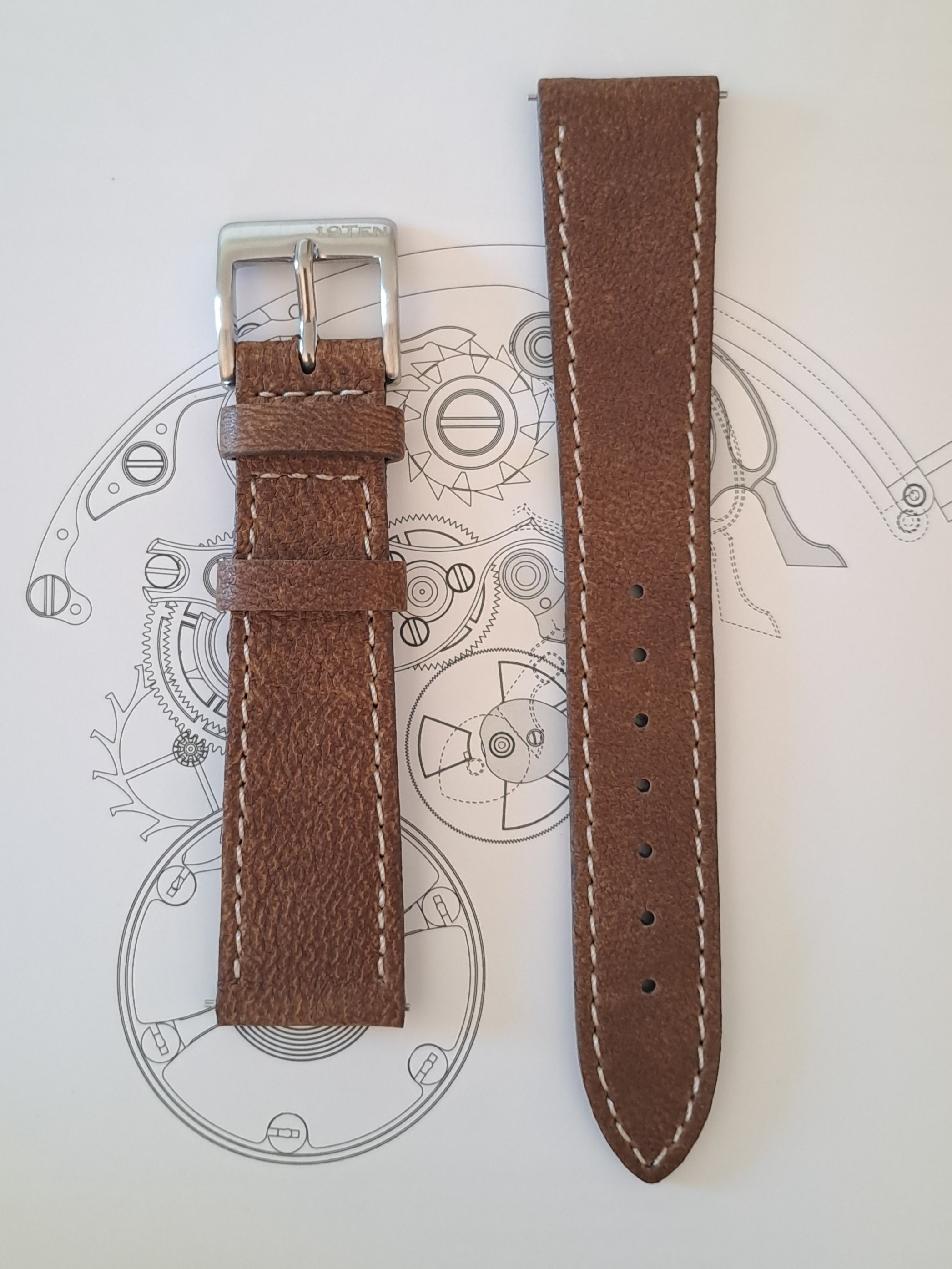 MOOSE TOBACCO - 2Omm Ivory Stitching