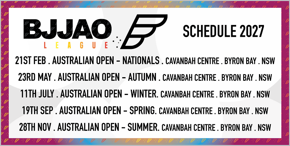 BJJAO schedule 2027