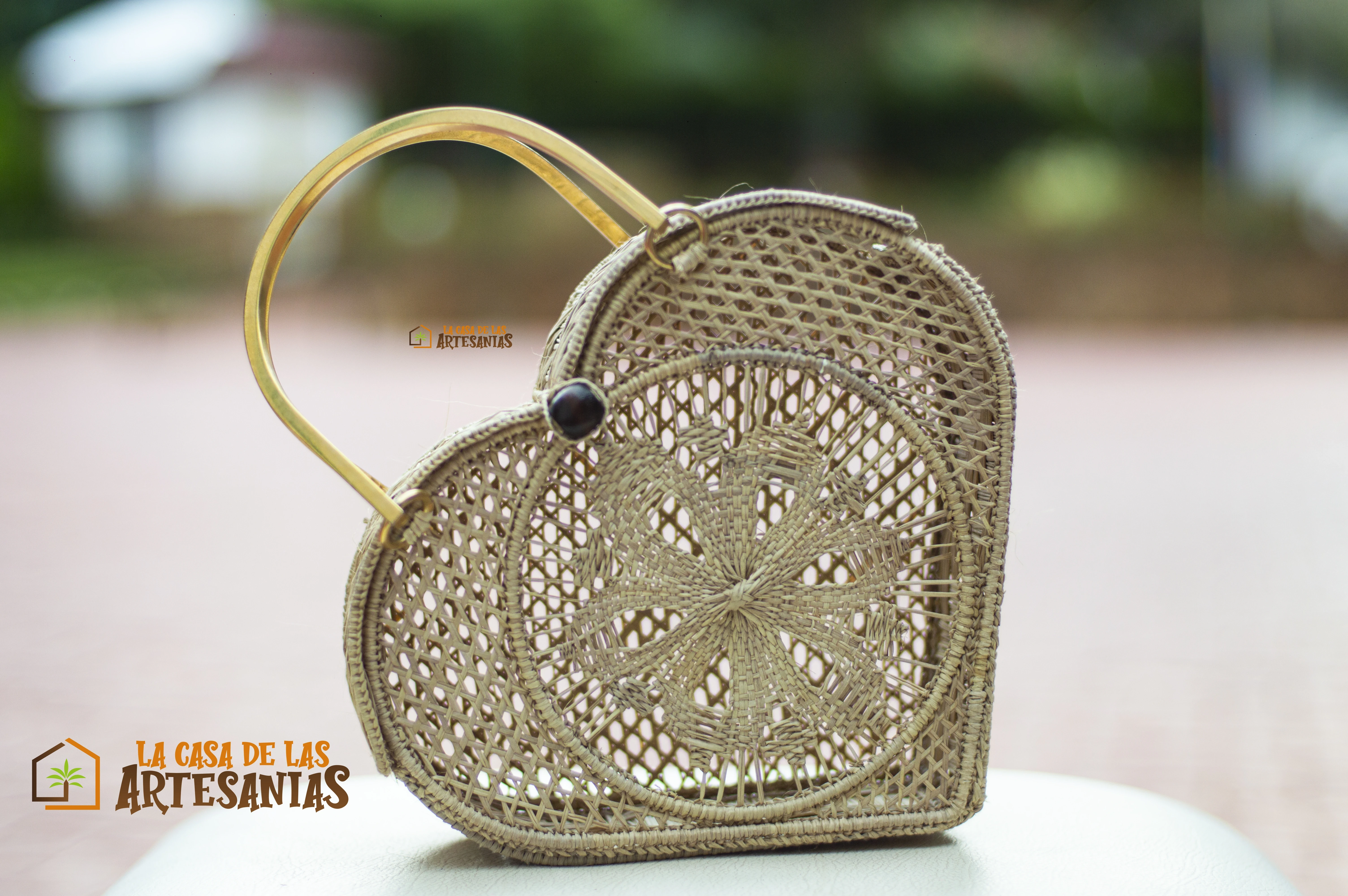 Bolso Corazon con Manigueta | Iraca