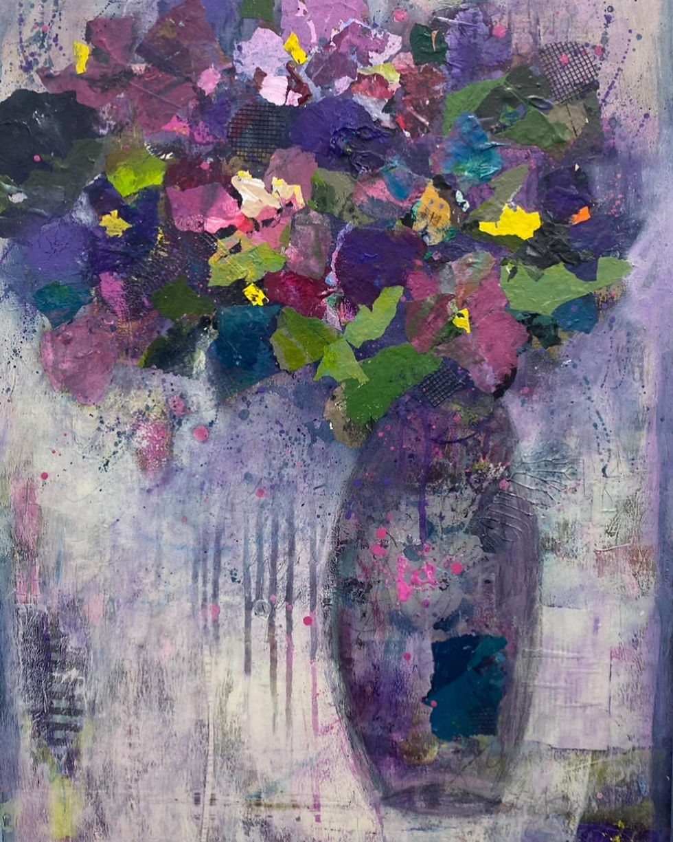 Thumbnail: 18x24” mixed media on paper framed in 24x30” frame