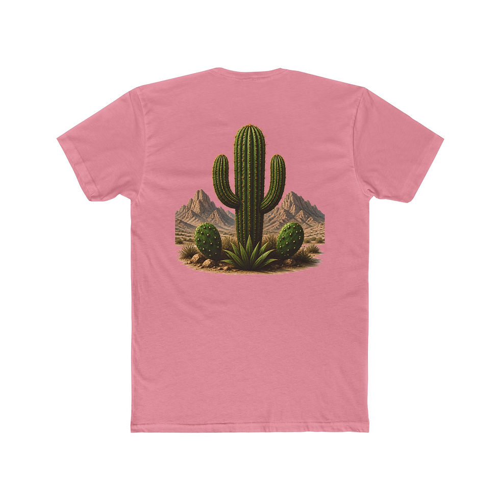 Thumbnail: Vintage Saguaro Cactus Desert Tee — Retro Graphic Cotton T-Shirt