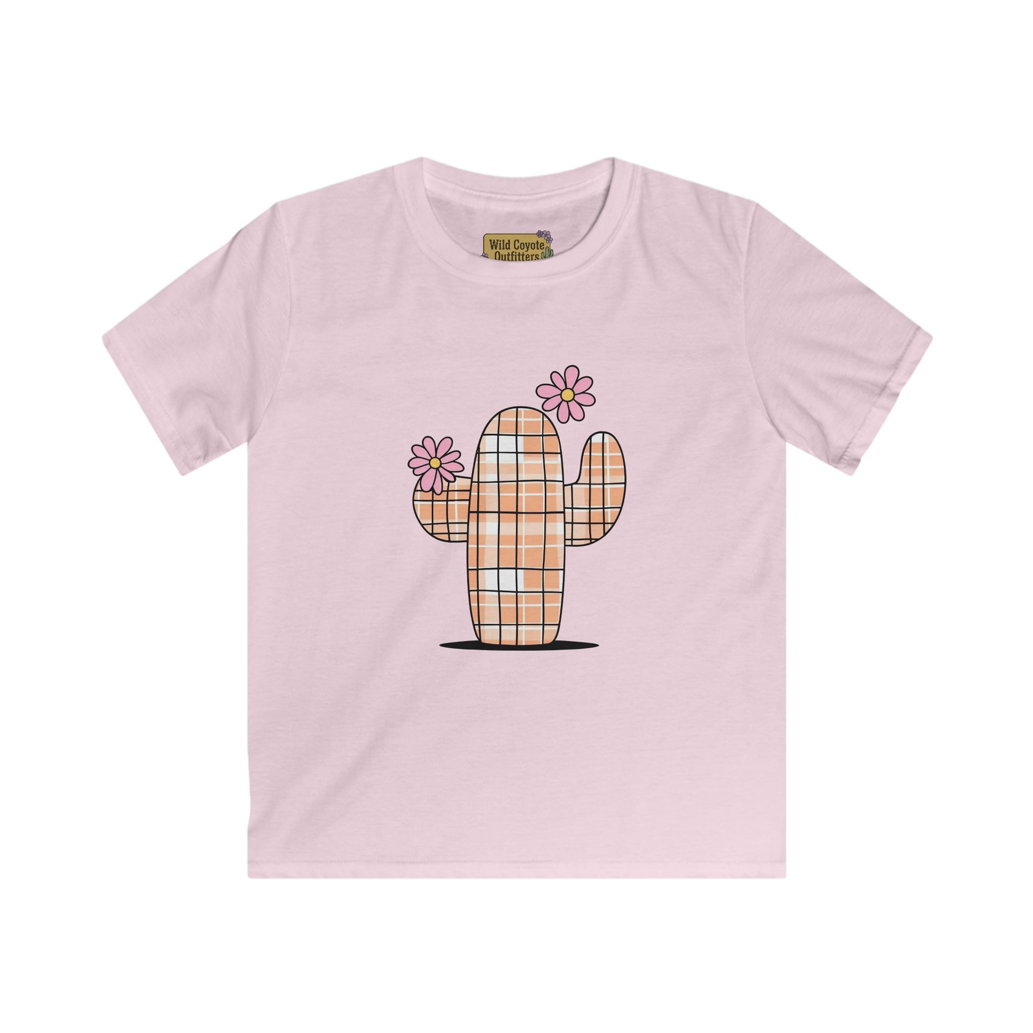 Youth Cactus Plaid T-Shirt