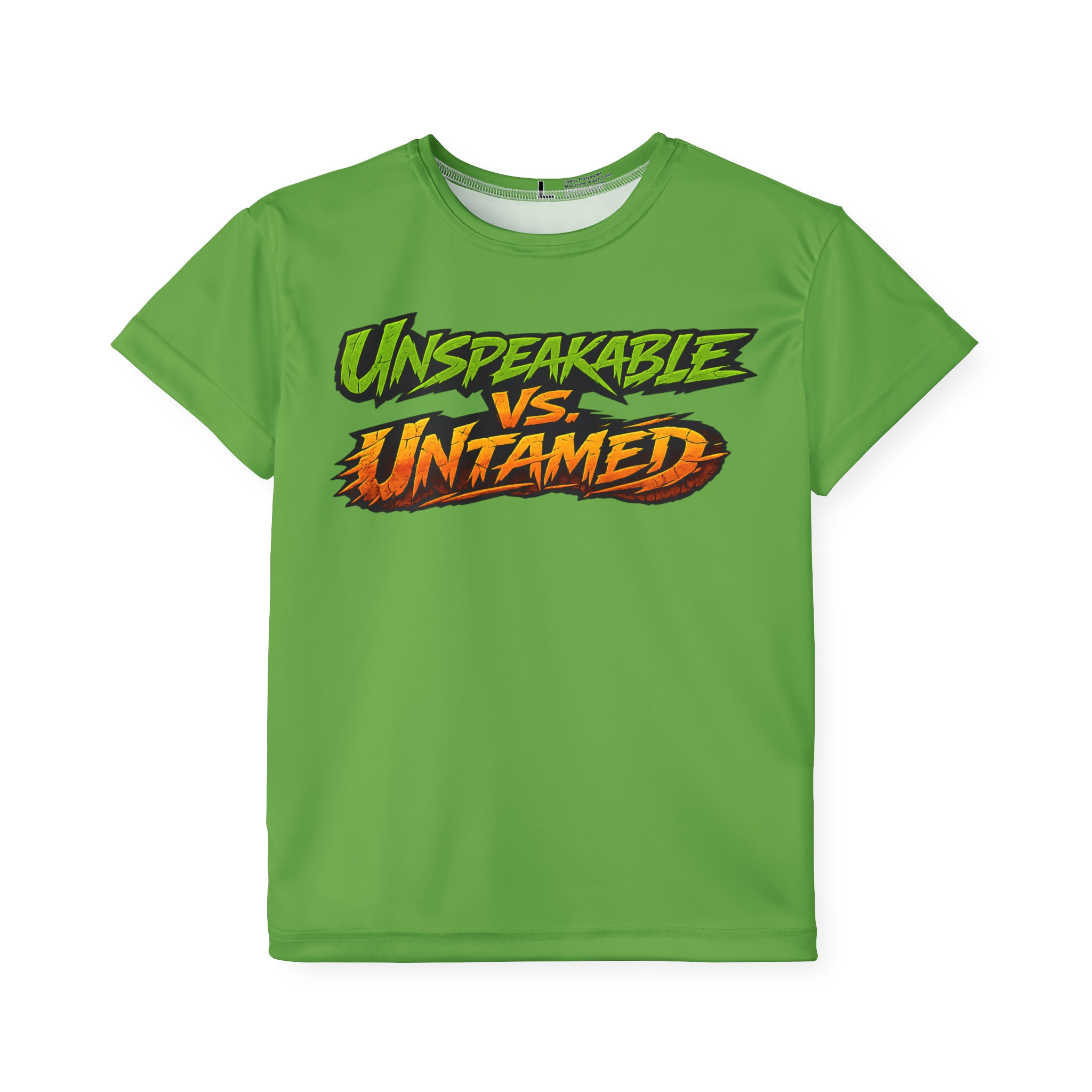 Kids Jersey — "Unspeakable vs. Untamed" Graphic Sports Tee (Personalized Name)