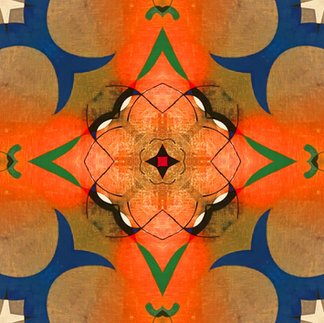 Multi-coloured pattern abstract digital artwork.