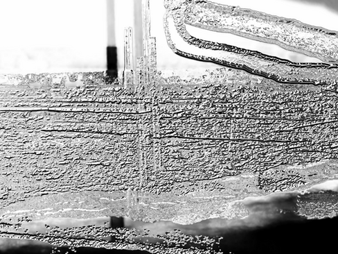 Monochrome abstract digital artwork from original photograph.
EXCELLENT RESOLUTION TO 93x70CM