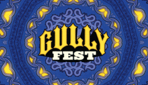 Stage and screen visuals for Gully Fest.