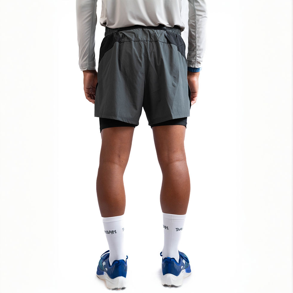Miniatura: Shorts Running 5" Grises