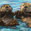 Thumbnail: Sea Otter Swimming In The Ocean Greeting Card, Ocean Stationary, Otter Friends