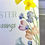 Thumbnail: Floral Easter Blessing Greeting Cards, Spring Flowers, Lily, Daffodil, Tulip