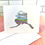 Thumbnail: A greeting card with the state of Alaska mapmon the front with envelope