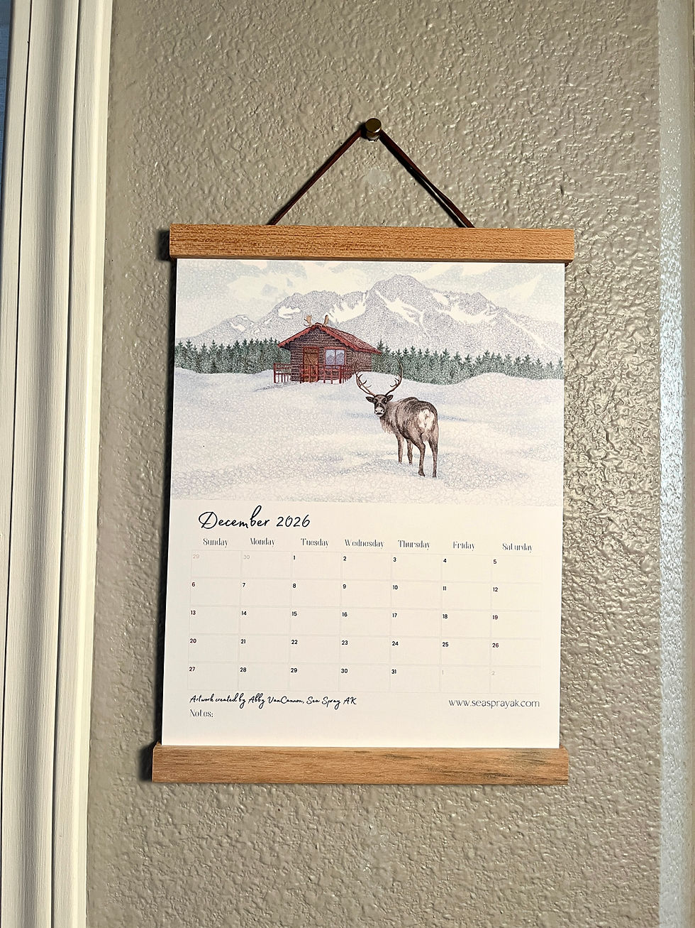 Thumbnail: 2026  Calendar, Wild Life and Sea Life Vertical Poster Wall Hanging Calendar