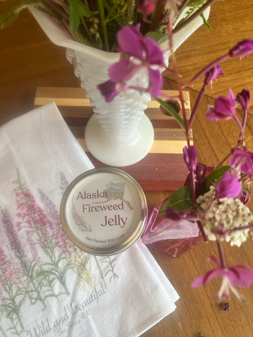 Fireweed Jelly Jar Labels