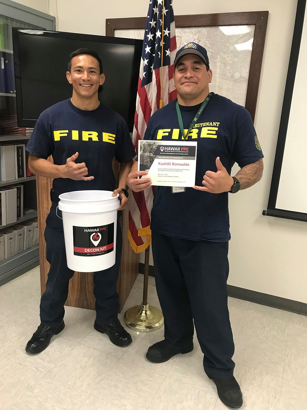 NFPA 1851 Training & Compliance certificate