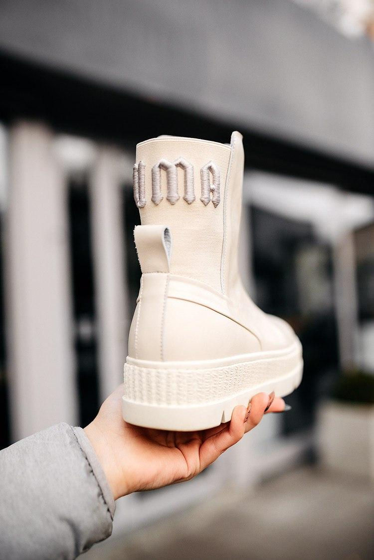 Прев'ю: PUMA BY RIHANA CHELSEA SNEAKERS BOOT “VANILLA ICE”
