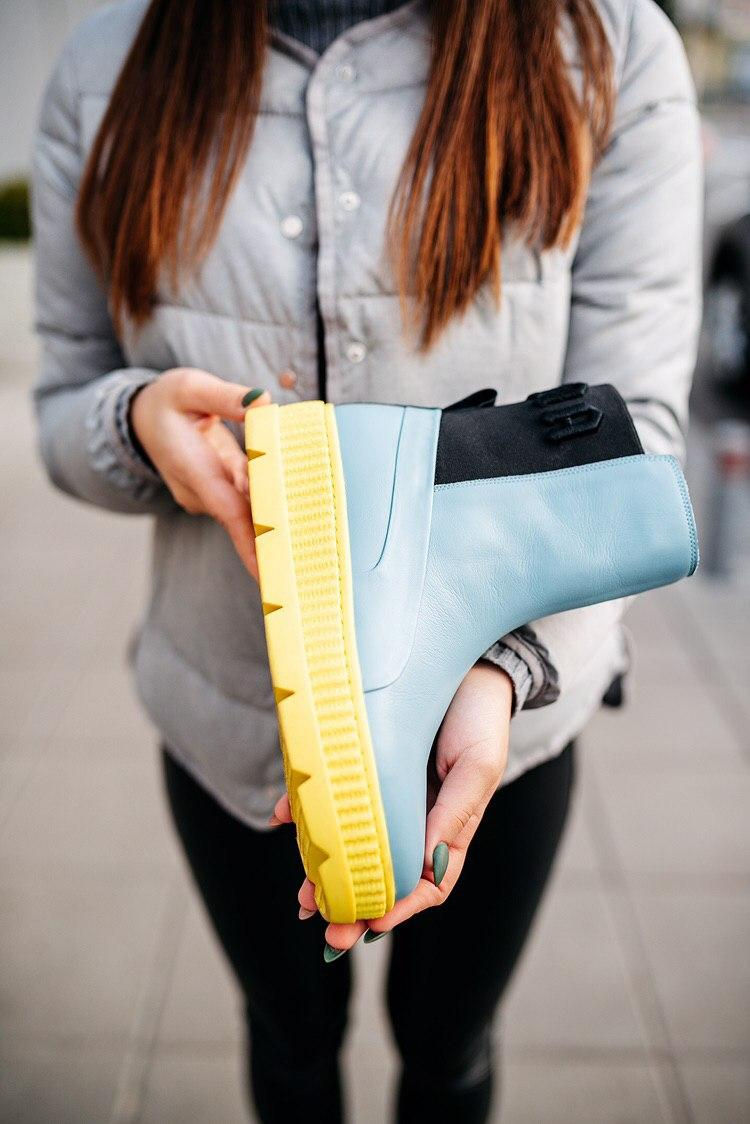 Прев'ю: PUMA BY RIHANNA CHELSEA SNEAKERS BOOT  “Sterling Blue/Black/Limeade”