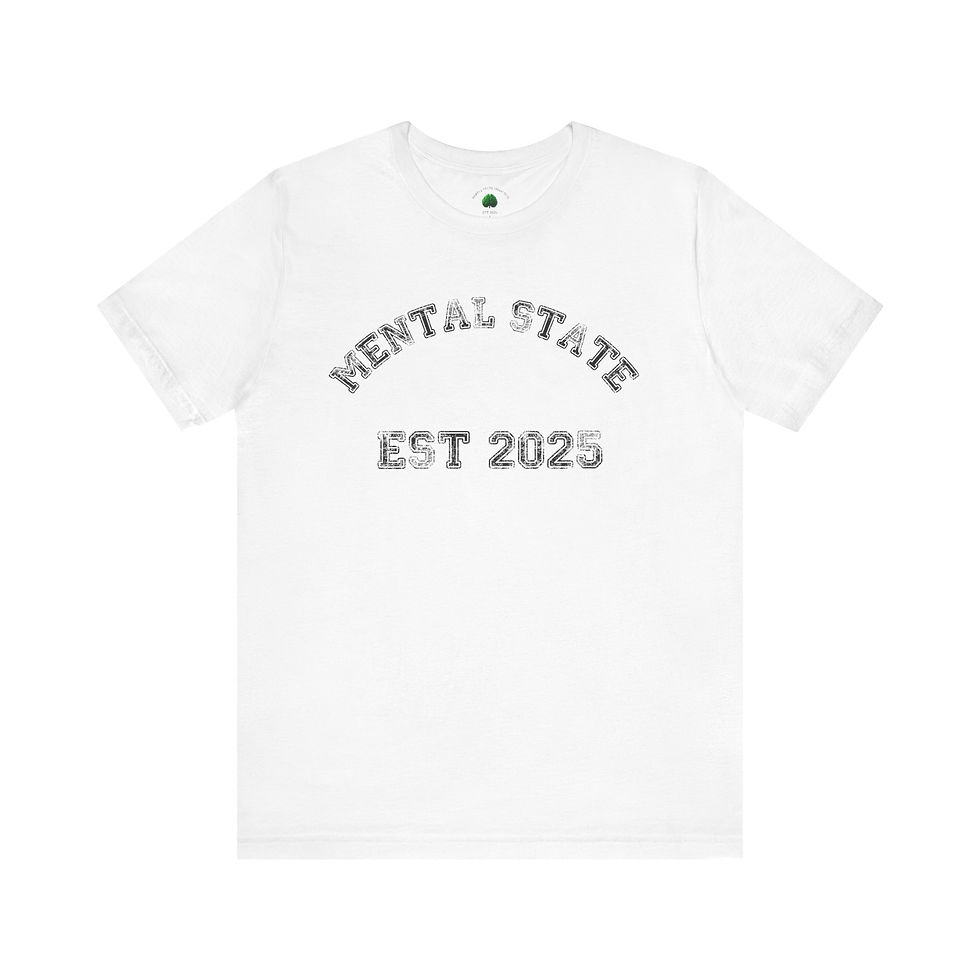 Thumbnail: Mental State Unisex Jersey Tee, Casual Wear for Mental Health Awareness