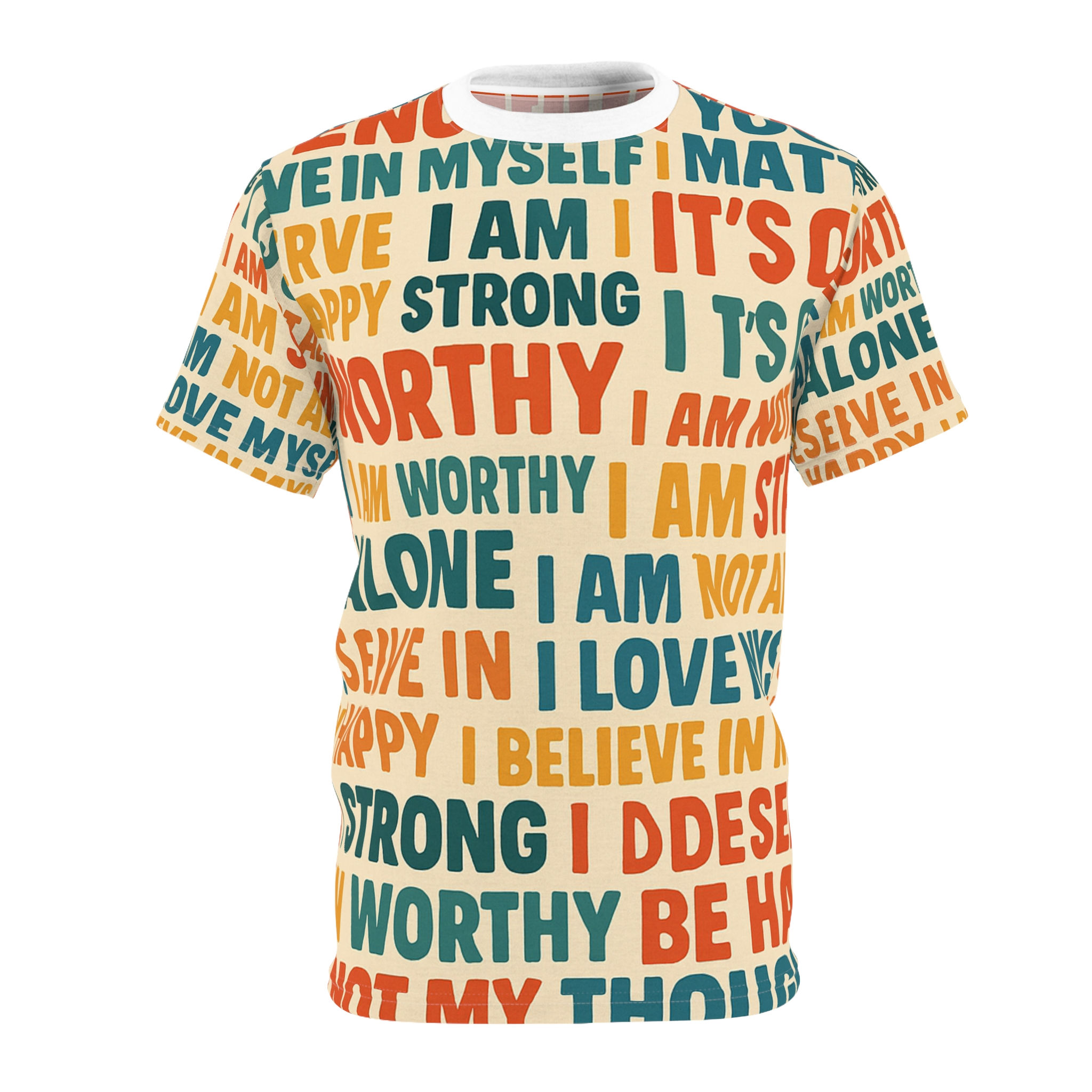 Affirmation Words Allover Tee 