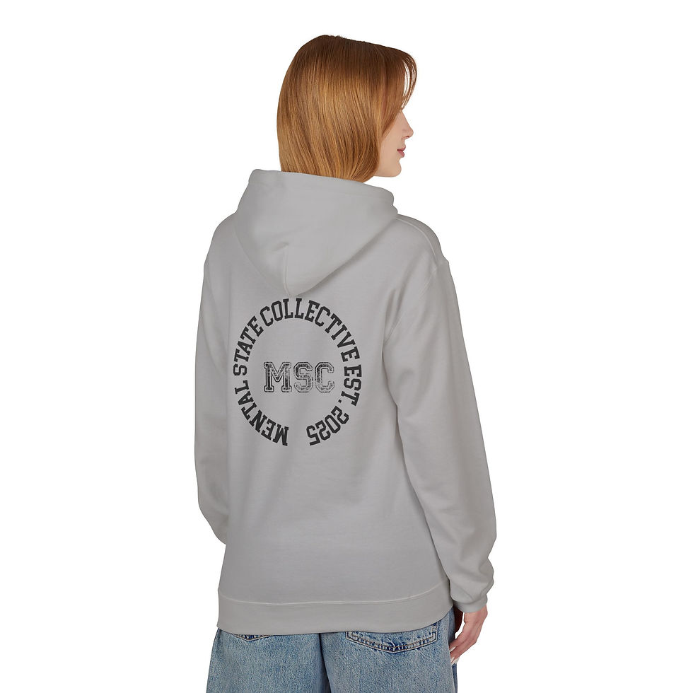 Thumbnail: Emotional Support Human Hoodie — Mental State Collective MSC Streetwear