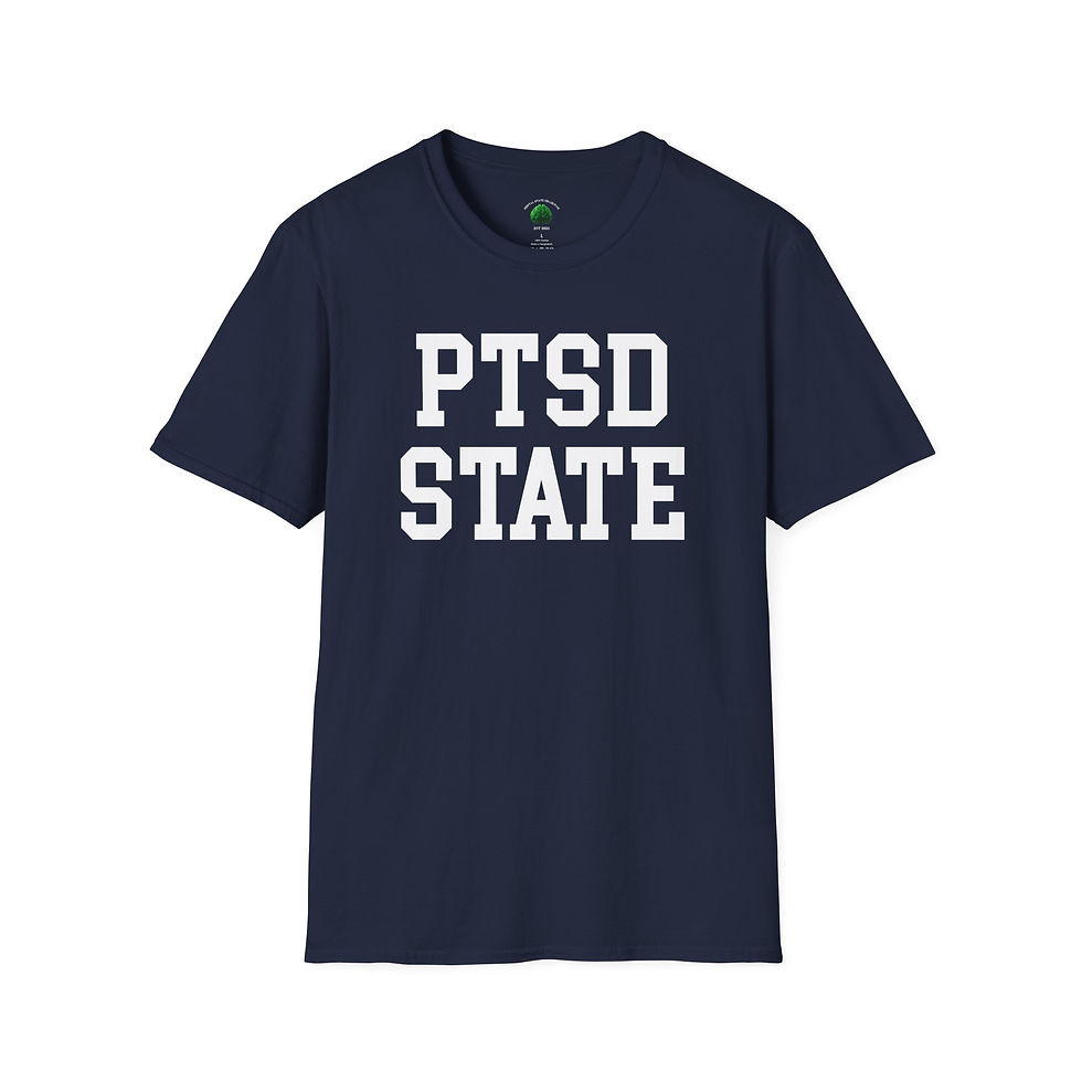 Thumbnail: PTSD State Unisex Softstyle T-Shirt Mental Health Awareness