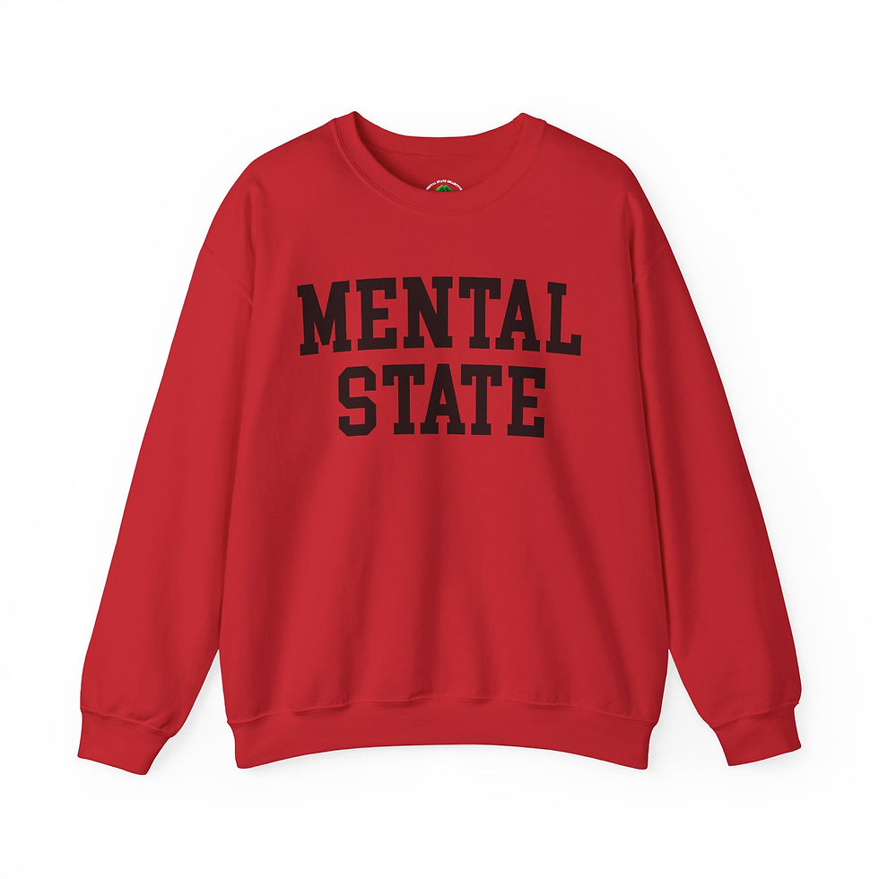 Thumbnail: Mental State Unisex Crewneck Sweatshirt for Mental Health Awareness