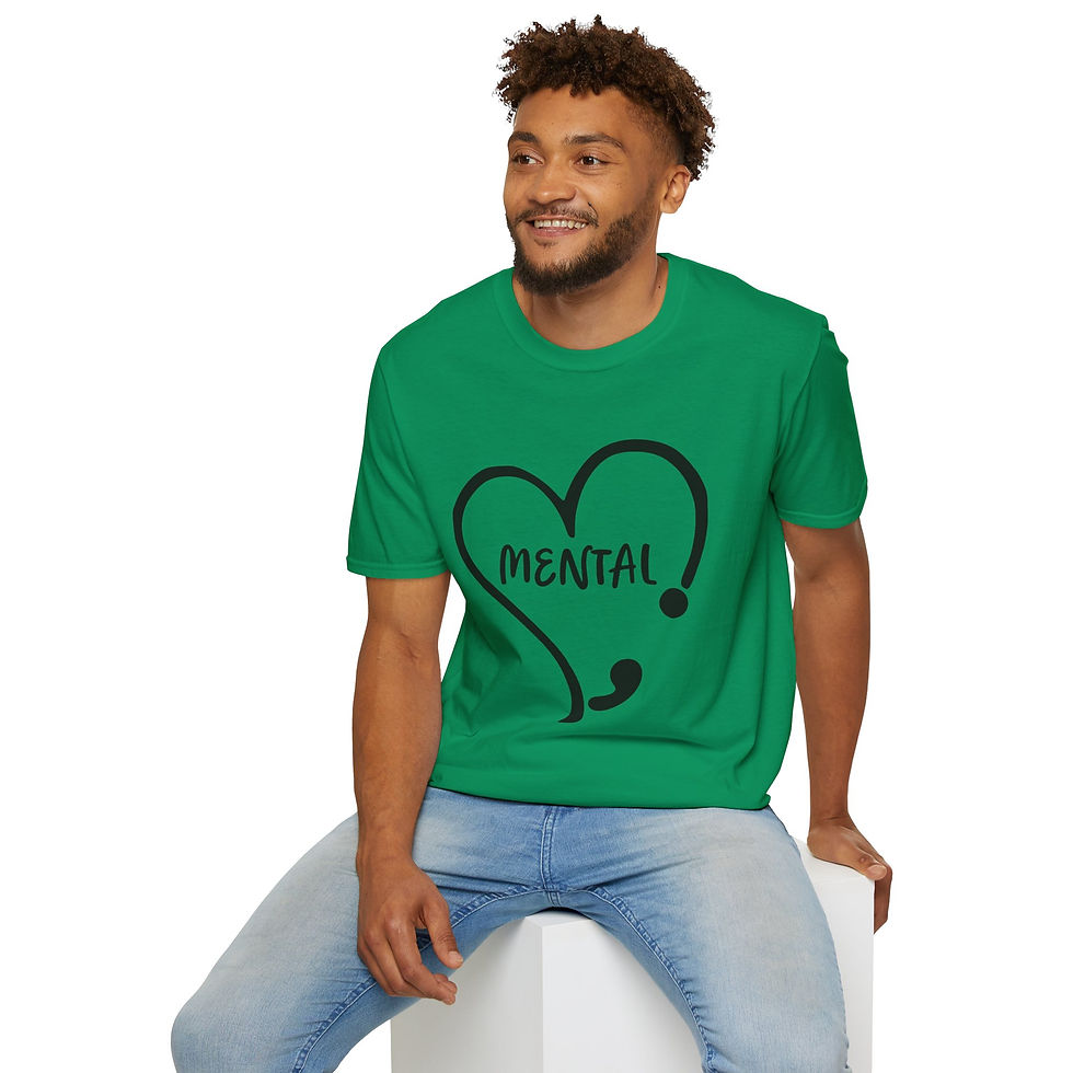 Thumbnail: Mental Semicolon T-Shirt for Mental Health Awareness