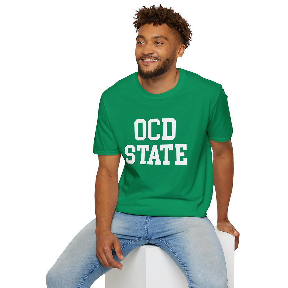 Thumbnail: OCD State Unisex Softstyle T-Shirt Mental Health Awareness