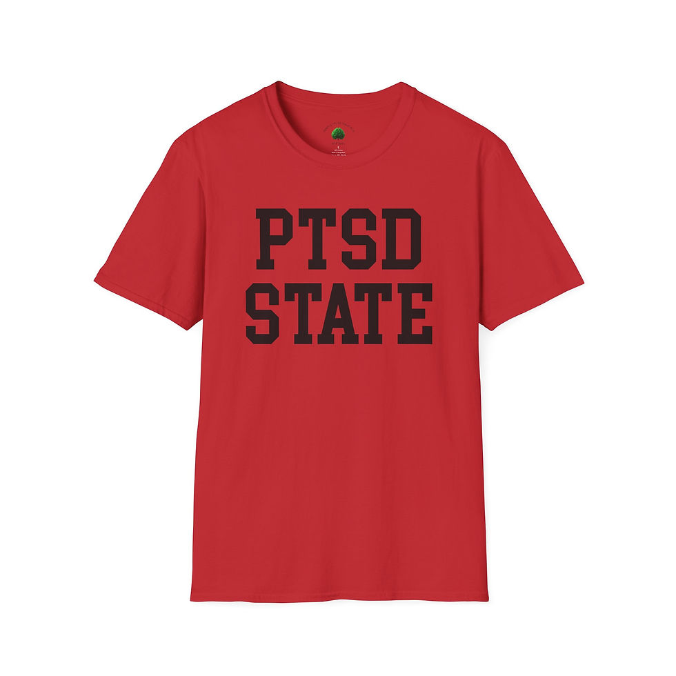 Thumbnail: PTSD State Unisex Softstyle T-Shirt Mental Health Awareness