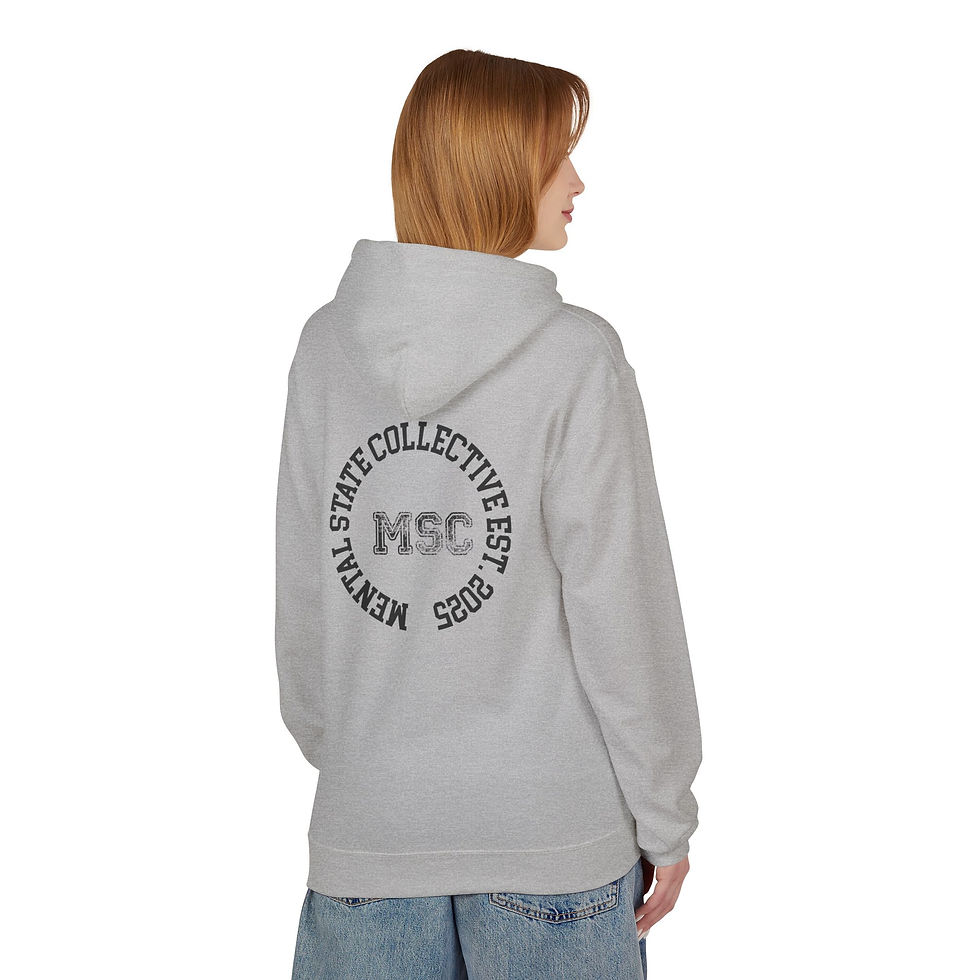 Thumbnail: Emotional Support Human Hoodie — Mental State Collective MSC Streetwear