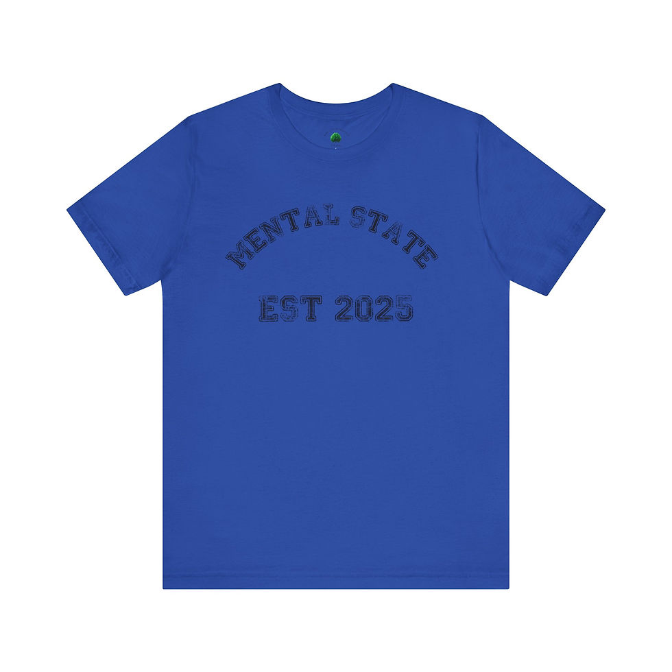 Thumbnail: Mental State Unisex Jersey Tee, Casual Wear for Mental Health Awareness