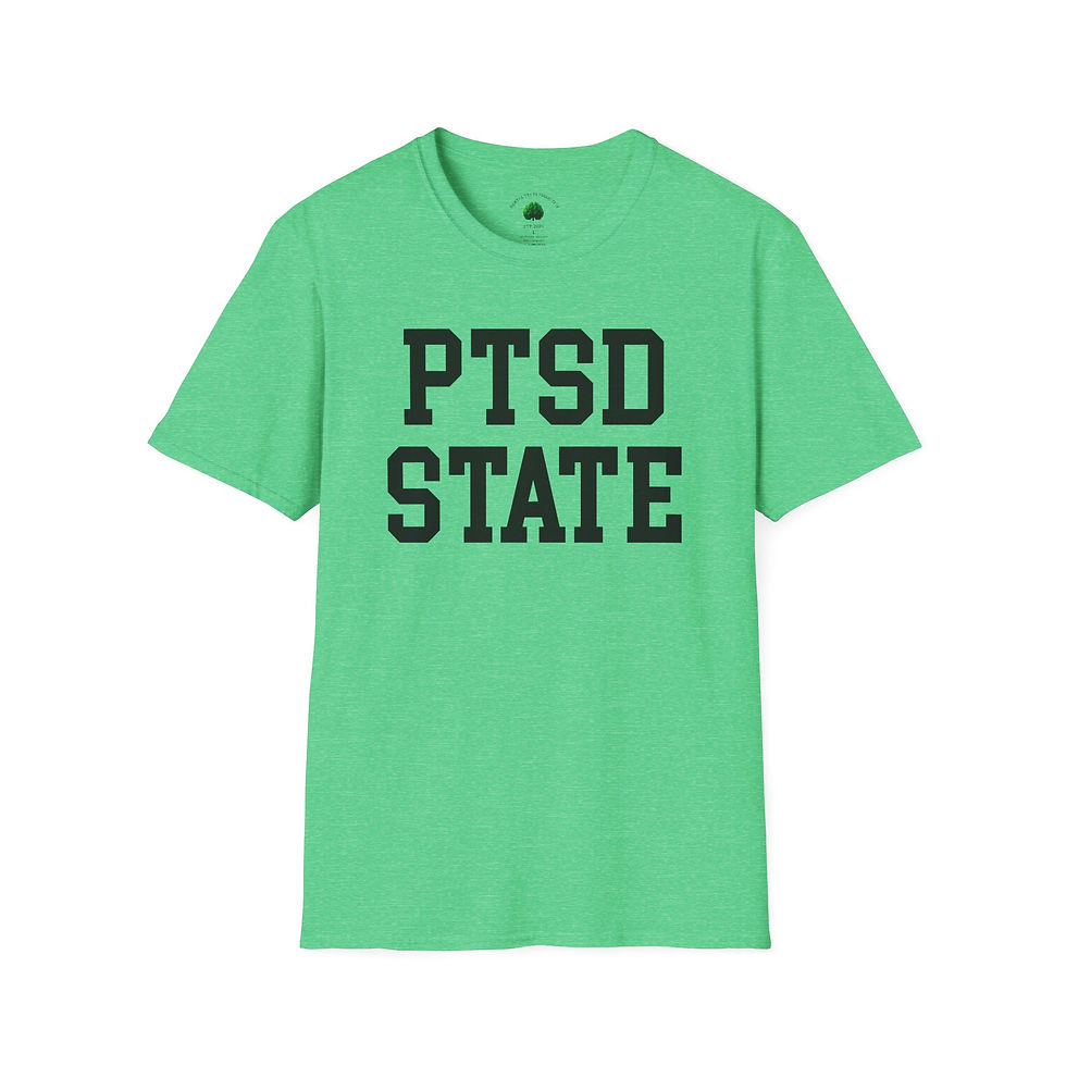 Thumbnail: PTSD State Unisex Softstyle T-Shirt Mental Health Awareness